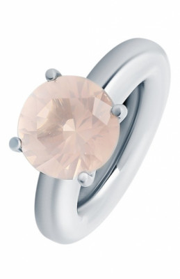 Кольцо Cartoon Ring с розовым кварцем Moonka